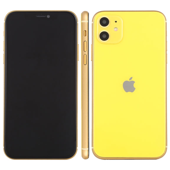 For iPhone 11 Black Screen Non-Working Fake Dummy Display Model (Yellow)