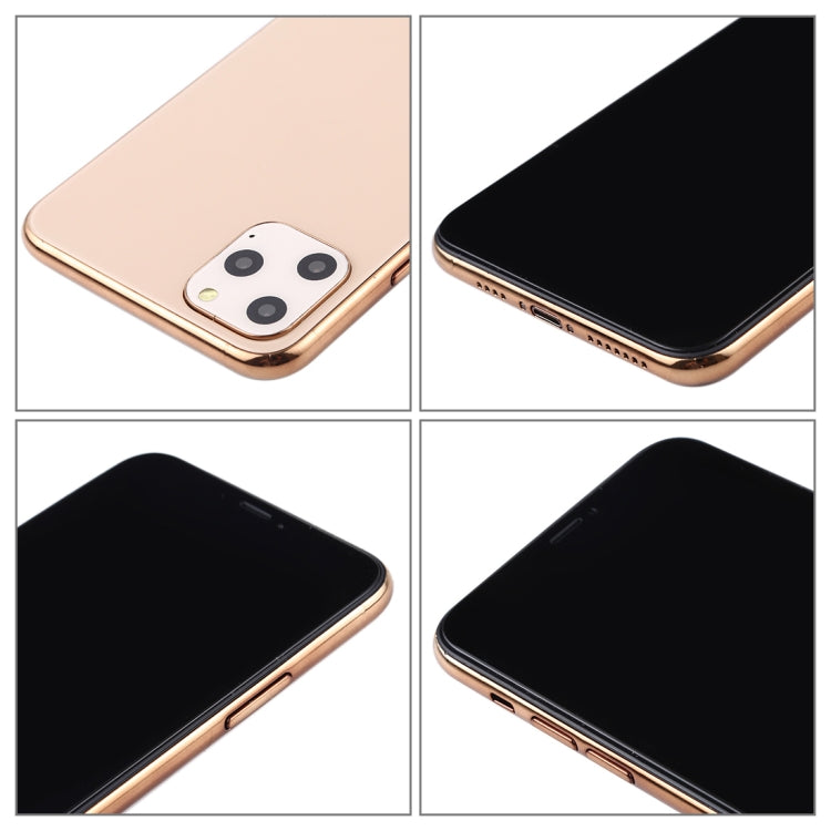 For iPhone 11 Pro Max Black Screen Non-Working Fake Dummy Display Model (Gold)