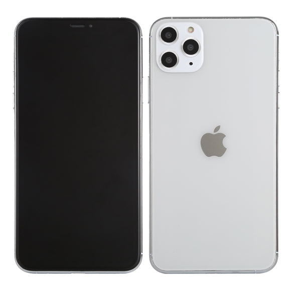 For iPhone 11 Pro Max Black Screen Non-Working Fake Dummy Display Model (Silver)