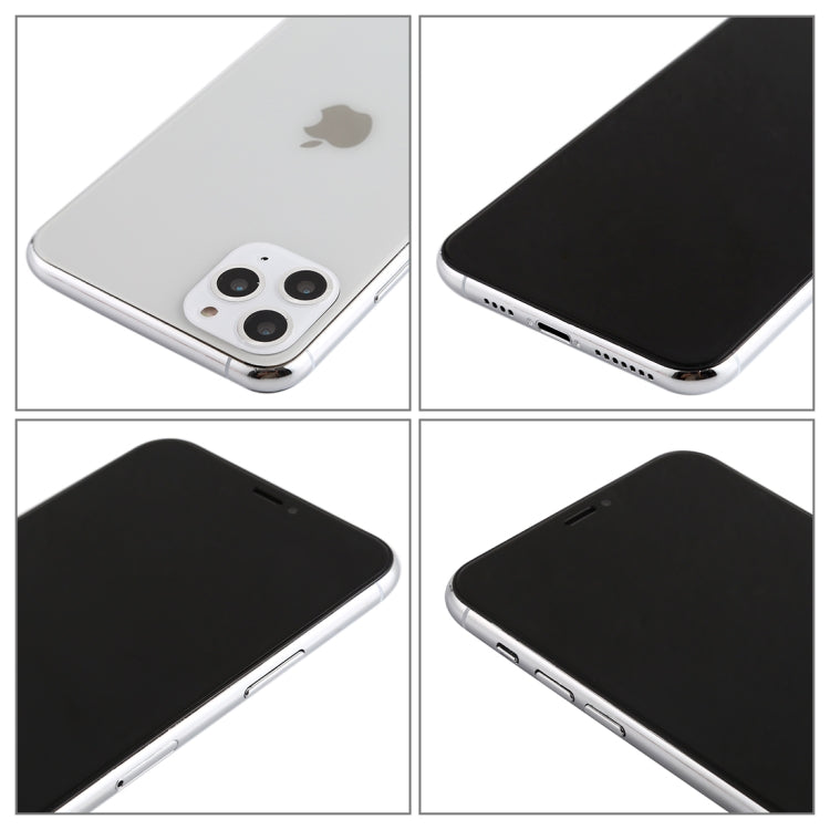 For iPhone 11 Pro Max Black Screen Non-Working Fake Dummy Display Model (Silver)
