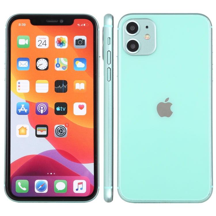 For iPhone 11 Color Screen Non-Working Fake Dummy Display Model (Green)