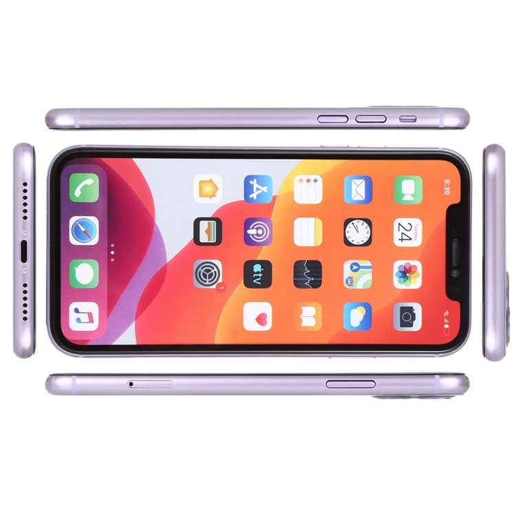 For iPhone 11 Color Screen Non-Working Fake Dummy Display Model (Purple)