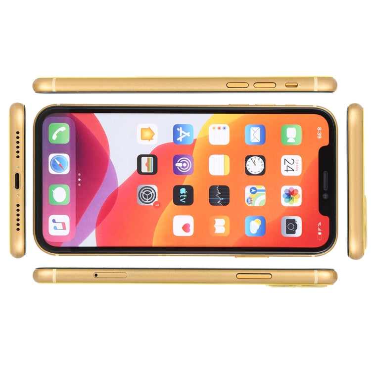 For iPhone 11 Color Screen Non-Working Fake Dummy Display Model (Yellow)
