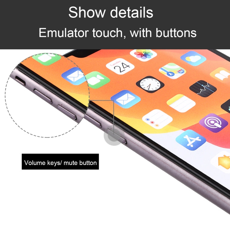 For iPhone 11 Pro Max Color Screen Non-Working Fake Dummy Display Model (Grey)