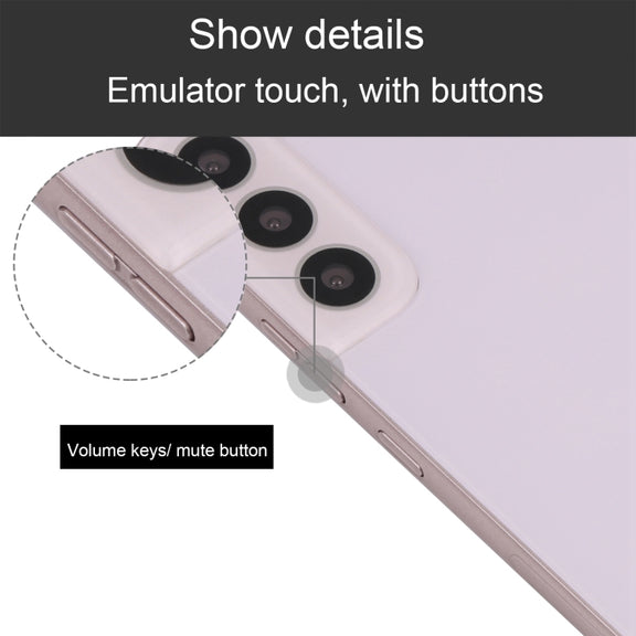 For Samsung Galaxy S22 5G Black Screen Non-Working Fake Dummy Display Model (Rose Gold)