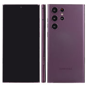 For Samsung Galaxy S22 Ultra 5G Black Screen Non-Working Fake Dummy Display Model (Purple)