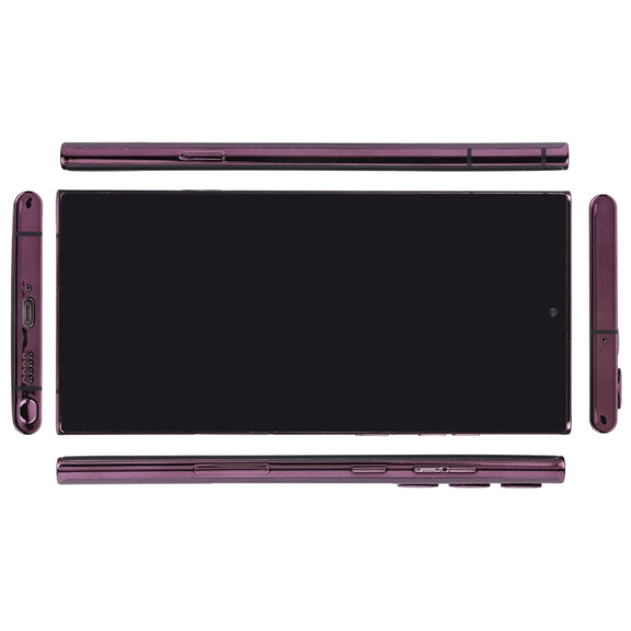 For Samsung Galaxy S22 Ultra 5G Black Screen Non-Working Fake Dummy Display Model (Purple)