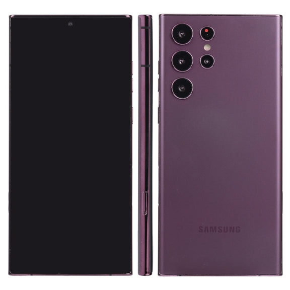 For Samsung Galaxy S22 Ultra 5G Black Screen Non-Working Fake Dummy Display Model (Purple)