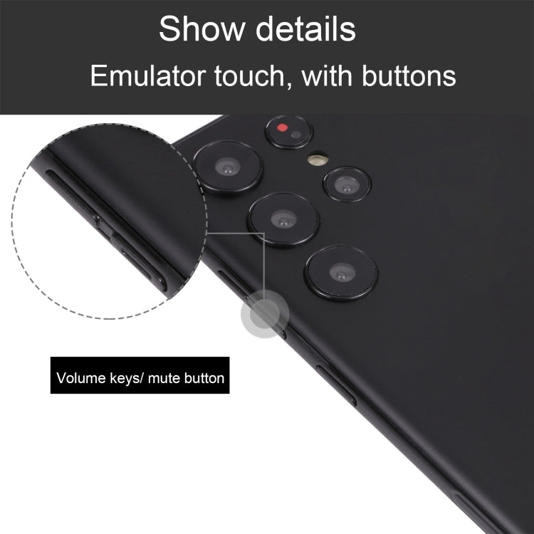 For Samsung Galaxy S22 Ultra 5G Color Screen Non-Working Fake Dummy Display Model(Black)