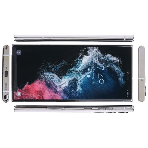 For Samsung Galaxy S22 Ultra 5G Color Screen Non-Working Fake Dummy Display Model(White)