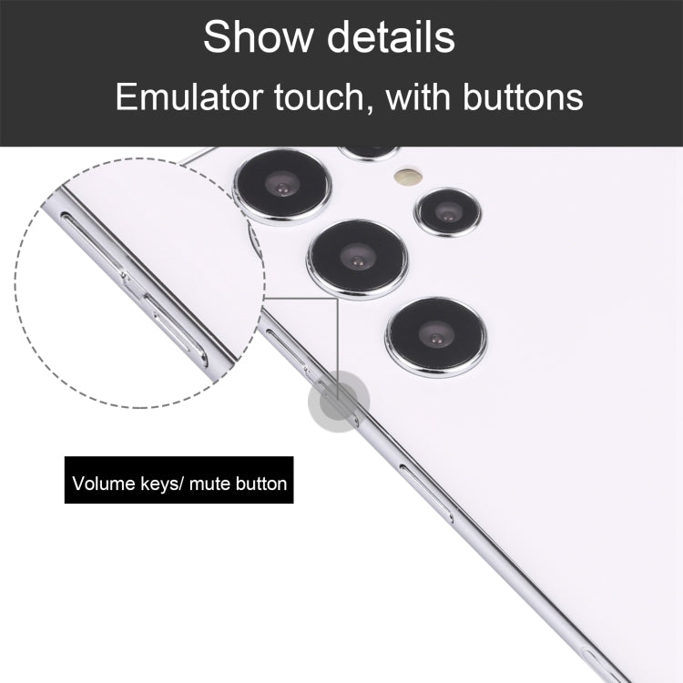 For Samsung Galaxy S22 Ultra 5G Color Screen Non-Working Fake Dummy Display Model(White)