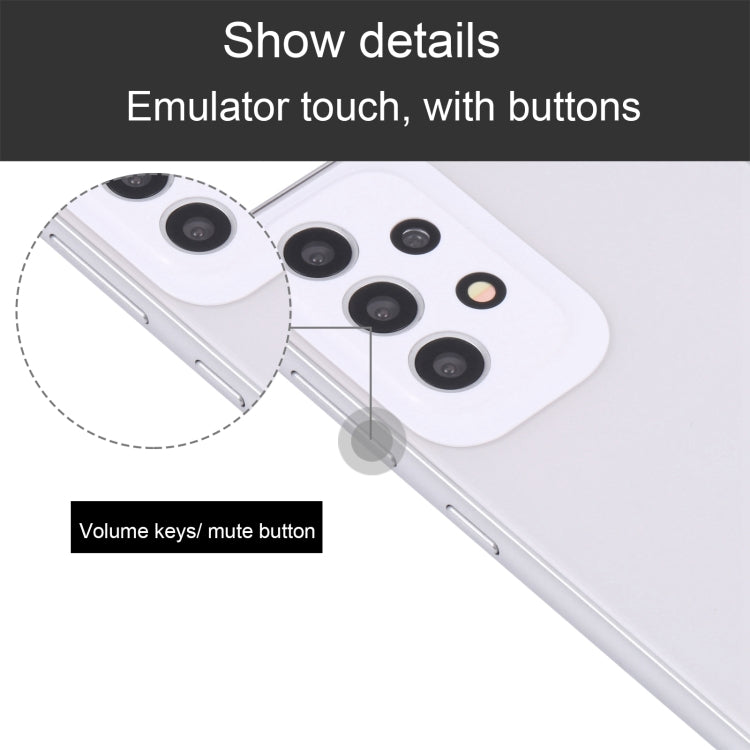 For Samsung Galaxy A33 5G Black Screen Non-Working Fake Dummy Display Model (White)