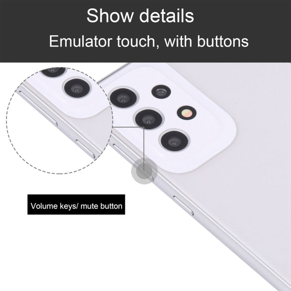 For Samsung Galaxy A33 5G Black Screen Non-Working Fake Dummy Display Model (White)