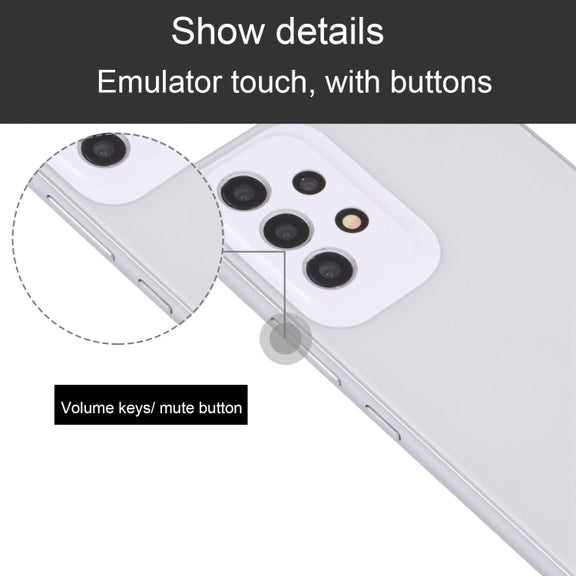 For Samsung Galaxy A53 5G Black Screen Non-Working Fake Dummy Display Model(White)