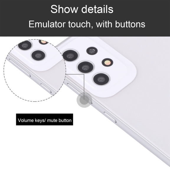 For Samsung Galaxy A73 5G Black Screen Non-Working Fake Dummy Display Model (White)