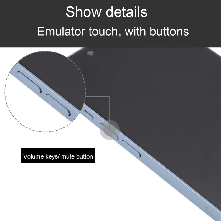 For iPhone 14 Black Screen Non-Working Fake Dummy Display Model(Blue)