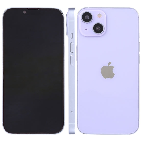 For iPhone 14 Black Screen Non-Working Fake Dummy Display Model(Purple)
