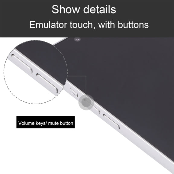For iPhone 14 Black Screen Non-Working Fake Dummy Display Model(Starlight)