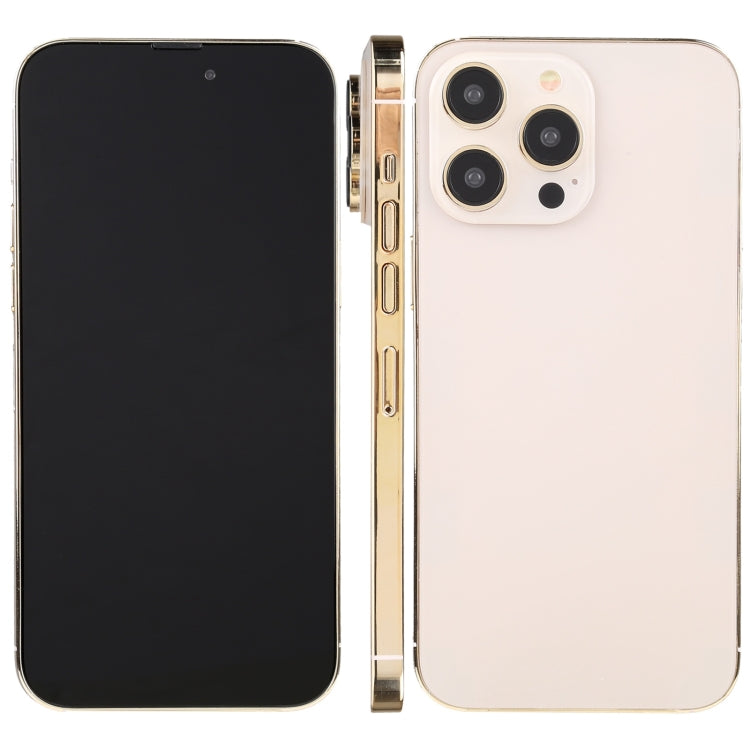 For iPhone 14 Pro Black Screen Non-Working Fake Dummy Display Model (Gold)