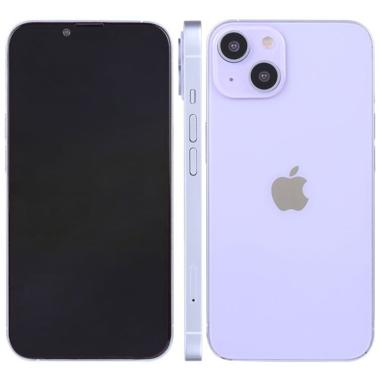 For iPhone 14 Plus Black Screen Non-Working Fake Dummy Display Model(Purple)