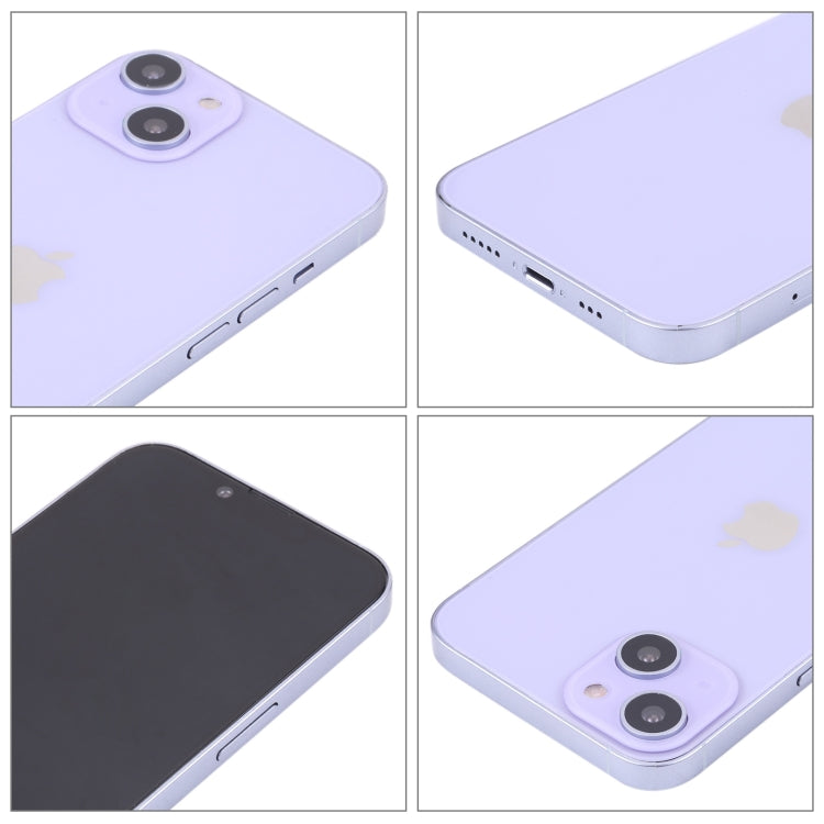 For iPhone 14 Plus Black Screen Non-Working Fake Dummy Display Model(Purple)