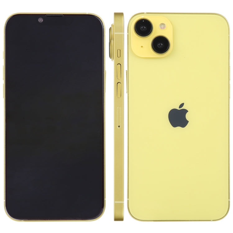 For iPhone 14 Plus Black Screen Non-Working Fake Dummy Display Model (Yellow)