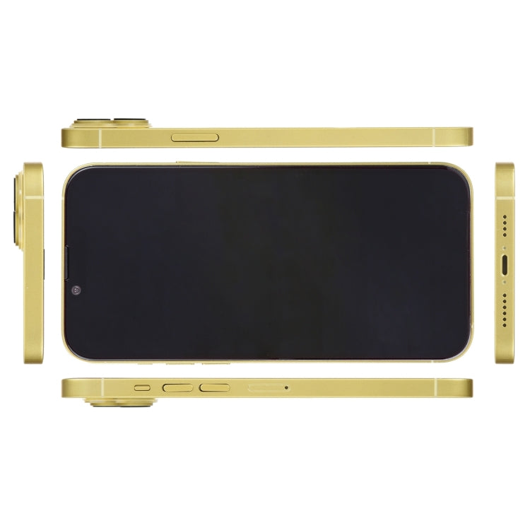 For iPhone 14 Plus Black Screen Non-Working Fake Dummy Display Model (Yellow)