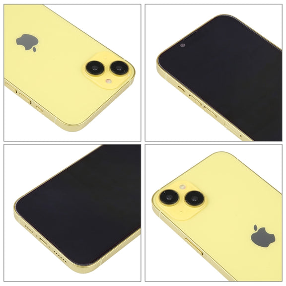 For iPhone 14 Plus Black Screen Non-Working Fake Dummy Display Model (Yellow)