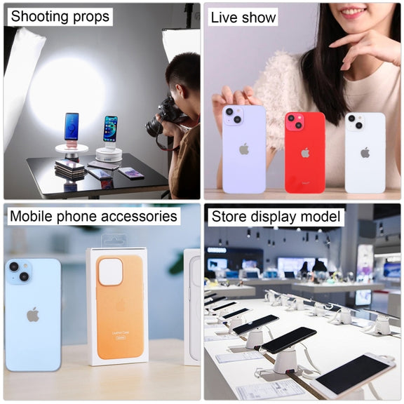 For iPhone 14 Plus Black Screen Non-Working Fake Dummy Display Model (Yellow)