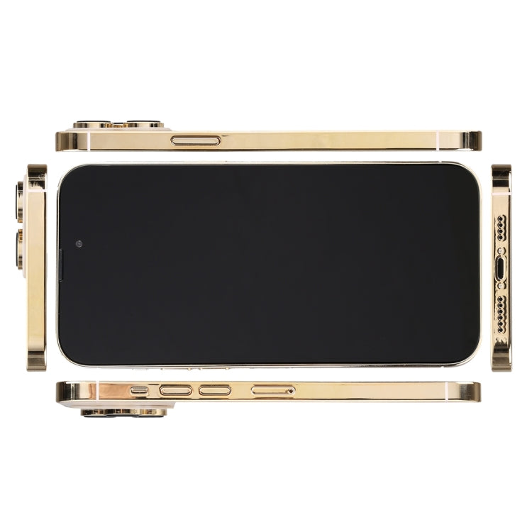 For iPhone 14 Pro Max Black Screen Non-Working Fake Dummy Display Model(Gold)