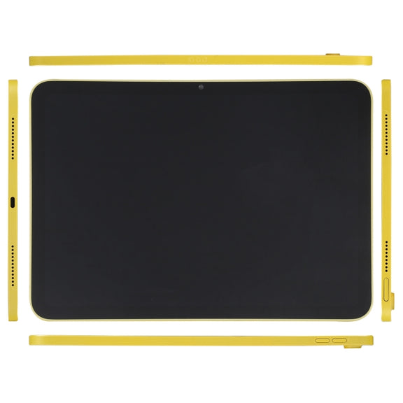 For iPad 10th Gen 10.9 2022 Black Screen Non-Working Fake Dummy Display Model(Yellow)