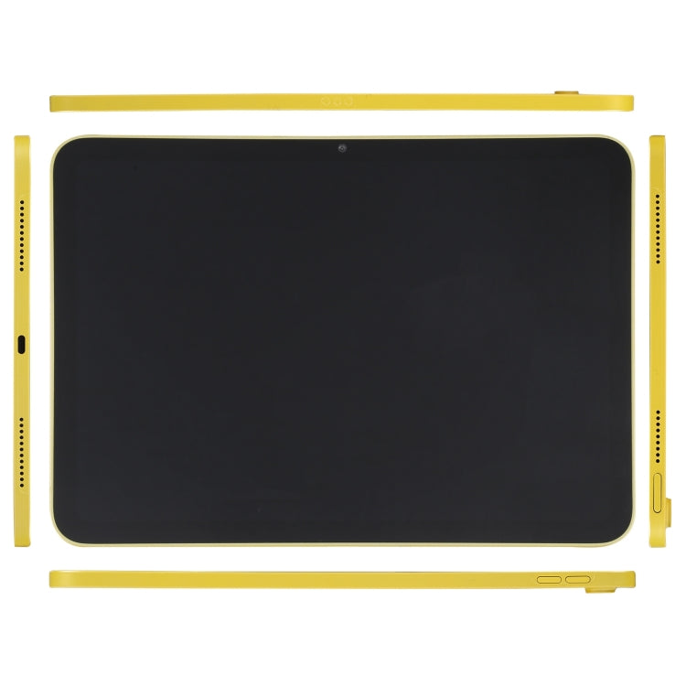 For iPad 10th Gen 10.9 2022 Black Screen Non-Working Fake Dummy Display Model(Yellow)