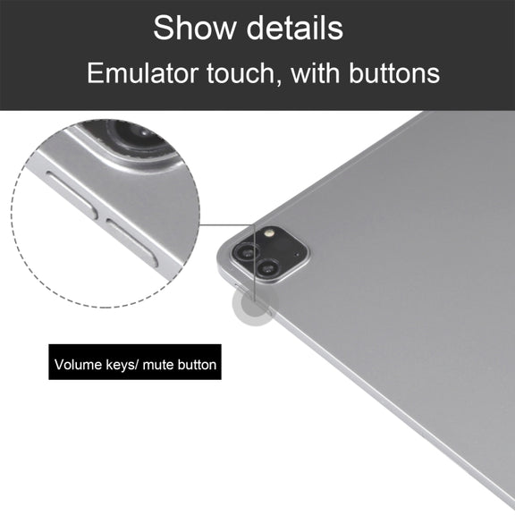 For iPad Pro 12.9 2022 Black Screen Non-Working Fake Dummy Display Model (Grey)