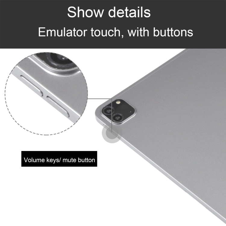 For iPad Pro 12.9 2022 Black Screen Non-Working Fake Dummy Display Model (Grey)