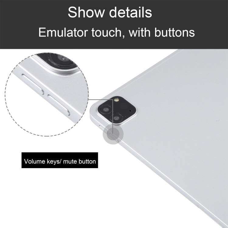 For iPad Pro 12.9 2022 Black Screen Non-Working Fake Dummy Display Model (Silver)