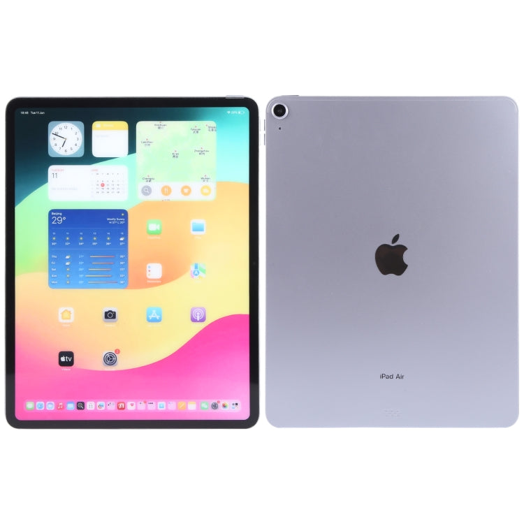 For iPad Air 13 2024 Color Screen Non-Working Fake Dummy Display Model (Purple)