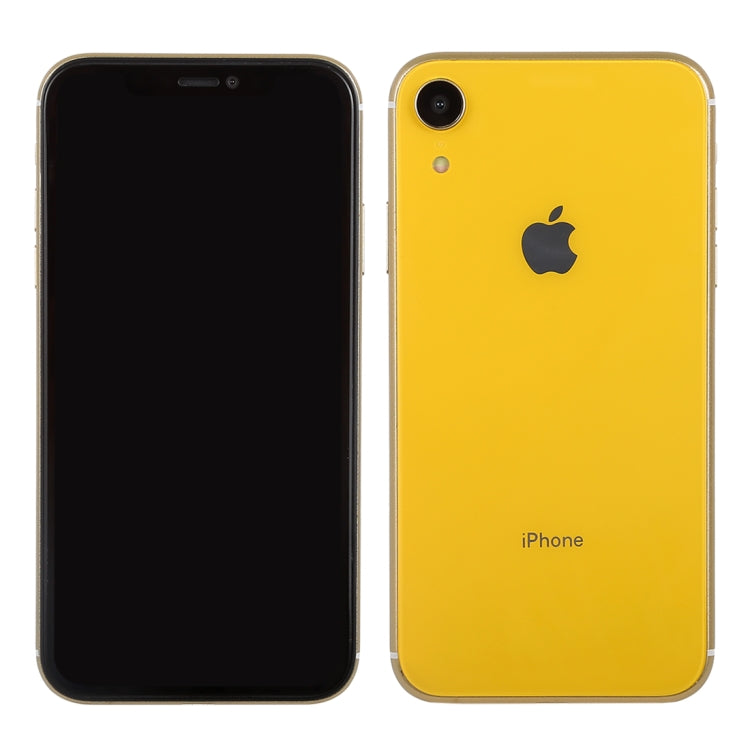For iPhone XR Dark Screen Non-Working Fake Dummy Display Model (Yellow)