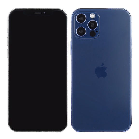 For iPhone 12 Pro Black Screen Non-Working Fake Dummy Display Model, Light Version(Aqua Blue)
