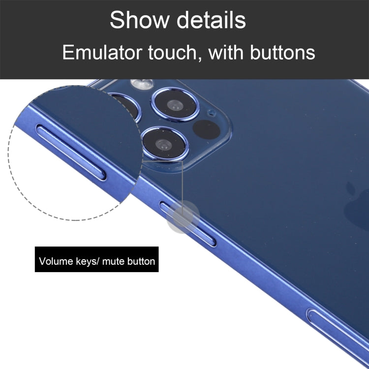 For iPhone 12 Pro Black Screen Non-Working Fake Dummy Display Model, Light Version(Aqua Blue)