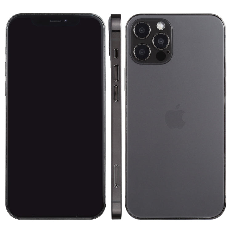 For iPhone 12 Pro Black Screen Non-Working Fake Dummy Display Model, Light Version(Black)