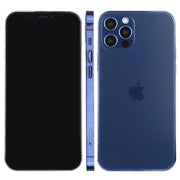 For iPhone 12 Pro Max Black Screen Non-Working Fake Dummy Display Model, Light Version(Aqua Blue)