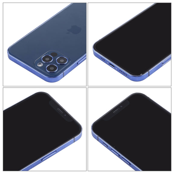 For iPhone 12 Pro Max Black Screen Non-Working Fake Dummy Display Model, Light Version(Aqua Blue)