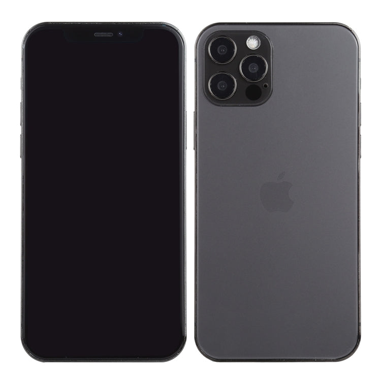 For iPhone 12 Pro Max Black Screen Non-Working Fake Dummy Display Model, Light Version(Black)