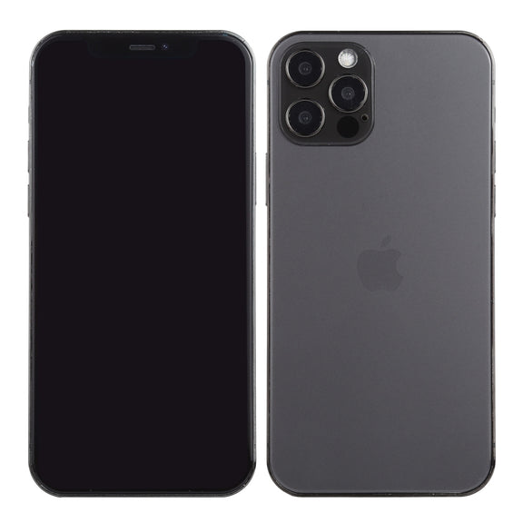 For iPhone 12 Pro Max Black Screen Non-Working Fake Dummy Display Model, Light Version(Black)