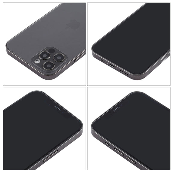 For iPhone 12 Pro Max Black Screen Non-Working Fake Dummy Display Model, Light Version(Black)