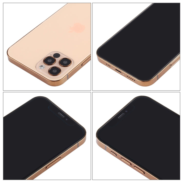 For iPhone 12 Pro Max Black Screen Non-Working Fake Dummy Display Model, Light Version(Gold)