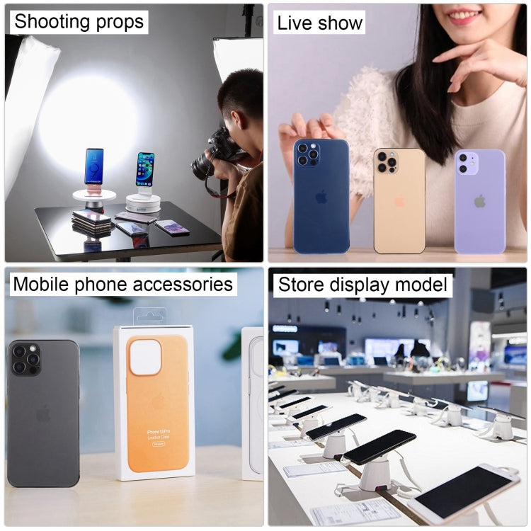 For iPhone 12 Pro Max Black Screen Non-Working Fake Dummy Display Model, Light Version(Black)