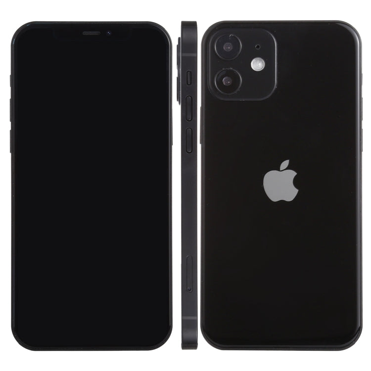 For iPhone 12 mini Black Screen Non-Working Fake Dummy Display Model, Light Version(Black)