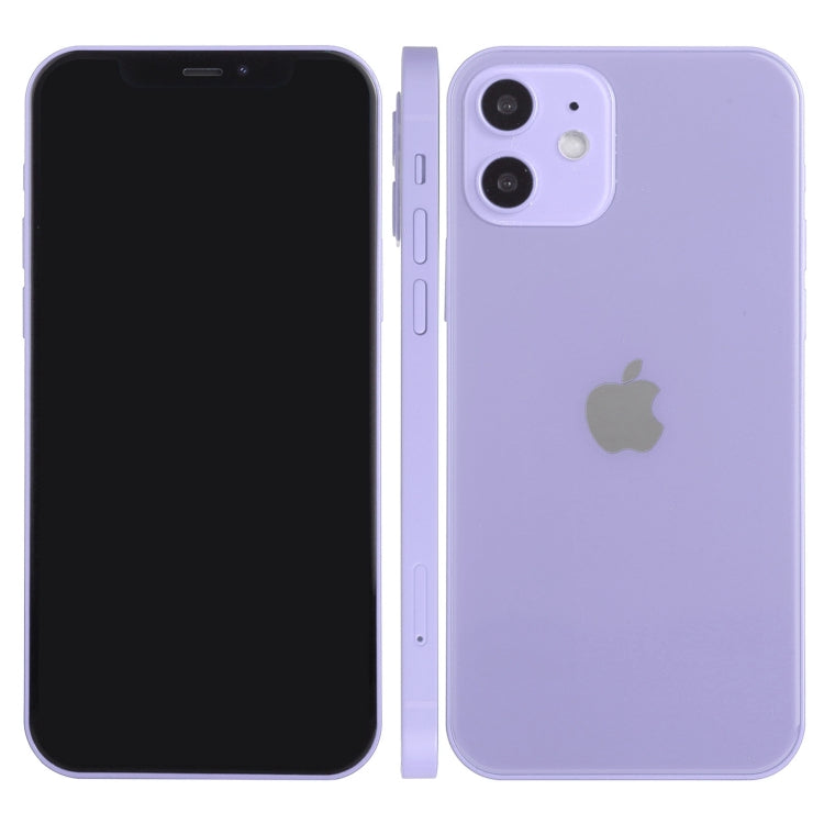 For iPhone 12 mini Black Screen Non-Working Fake Dummy Display Model, Light Version(Purple)