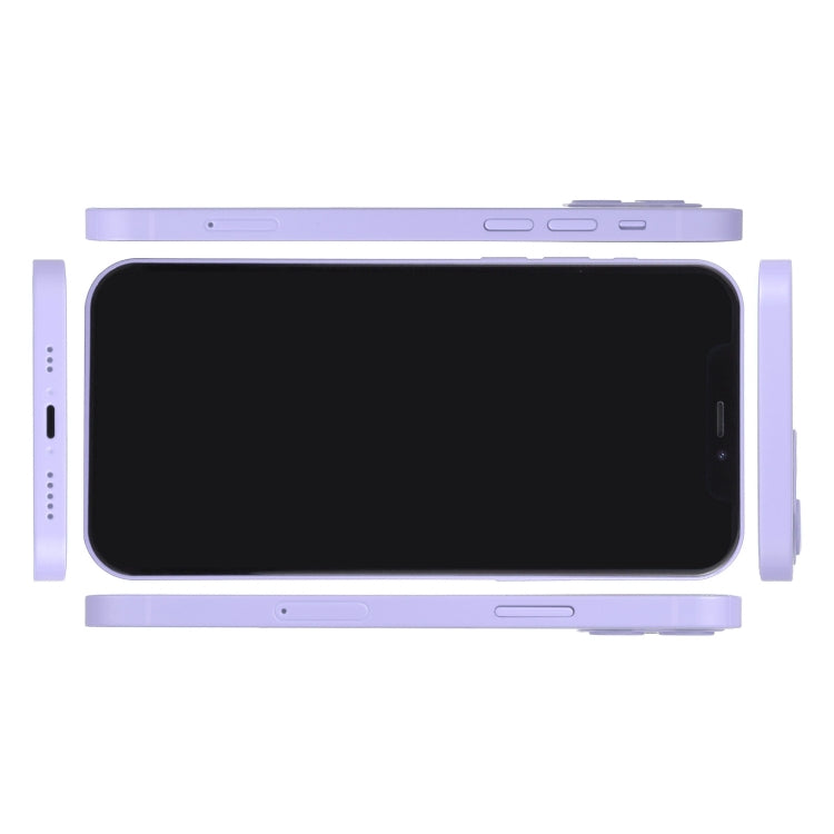 For iPhone 12 mini Black Screen Non-Working Fake Dummy Display Model, Light Version(Purple)